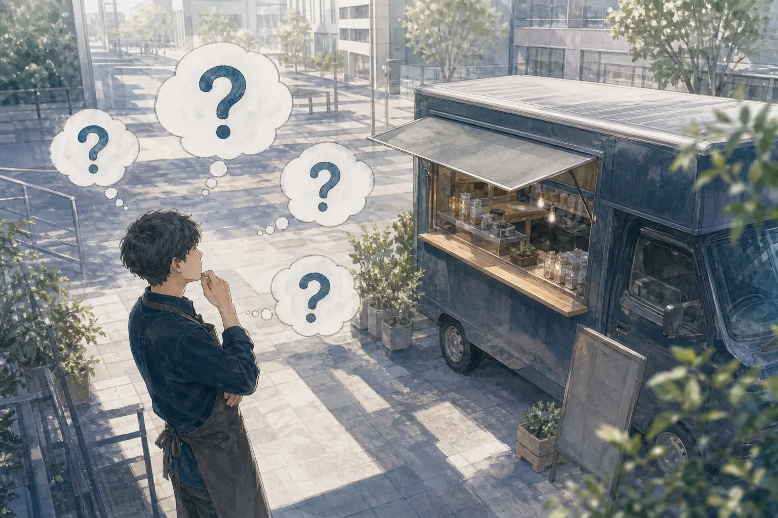 キッチンカー出店場所探しのよくある質問(FAQ)